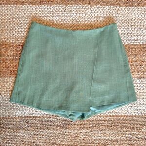 Sage Green Women's Mini Skort
